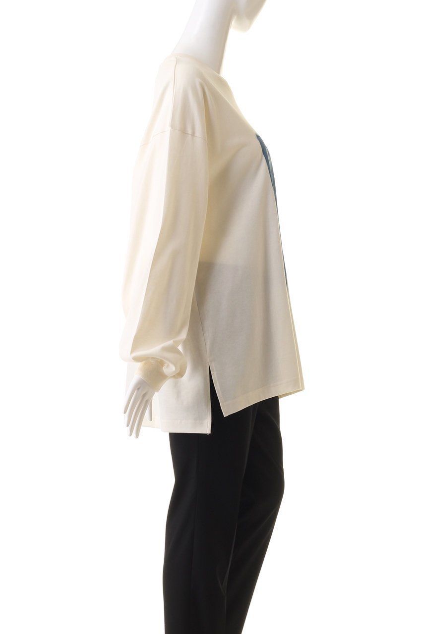 【ミディウミソリッド/MIDIUMISOLID】のhand print long T Tシャツ 人気、トレンドファッション・服の通販 founy(ファニー) 　ファッション　Fashion　レディースファッション　Fashion for Women　トップス・カットソー　Cut & Sew Tops　シャツ・ブラウス・オフィスカジュアル　Elegant Blouses & Button-Ups　ロングTシャツ・Tシャツ　Longline T-Shirts & Tees　カットソー・ベーシックTシャツ　Cut-and-Sewn Tops / Stretch Tees & Basics　ショート　Short, Short Length　スリーブ　Sleeve, Long Sleeve / Short Sleeve　プリント　Print, Printed Pattern　長袖　Long Sleeve, Full Sleeve　other-3|ID: prp329100004105671 ipo3291000000035291950