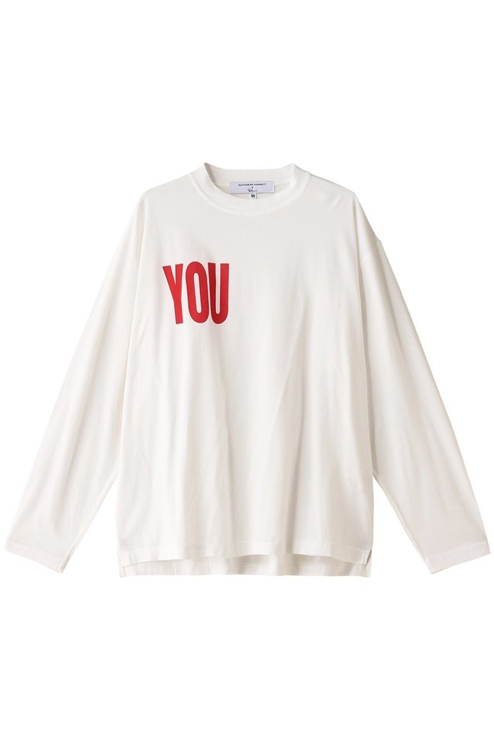 【ロンハーマン/Ron Herman】の【KATHARINE HAMNETT】【Ron Herman別注】ロゴプリントTシャツ “YOU” インテリア・キッズ・メンズ・レディースファッション・服の通販 founy(ファニー) https://founy.com/ ファッション Fashion レディースファッション WOMEN トップス・カットソー Tops/Tshirt シャツ/ブラウス Shirts/Blouses ロング / Tシャツ T-Shirts カットソー Cut and Sewn スリーブ Sleeve プリント Print ロング Long 別注 Special Order |ID: prp329100004105706 ipo3291000000027911304