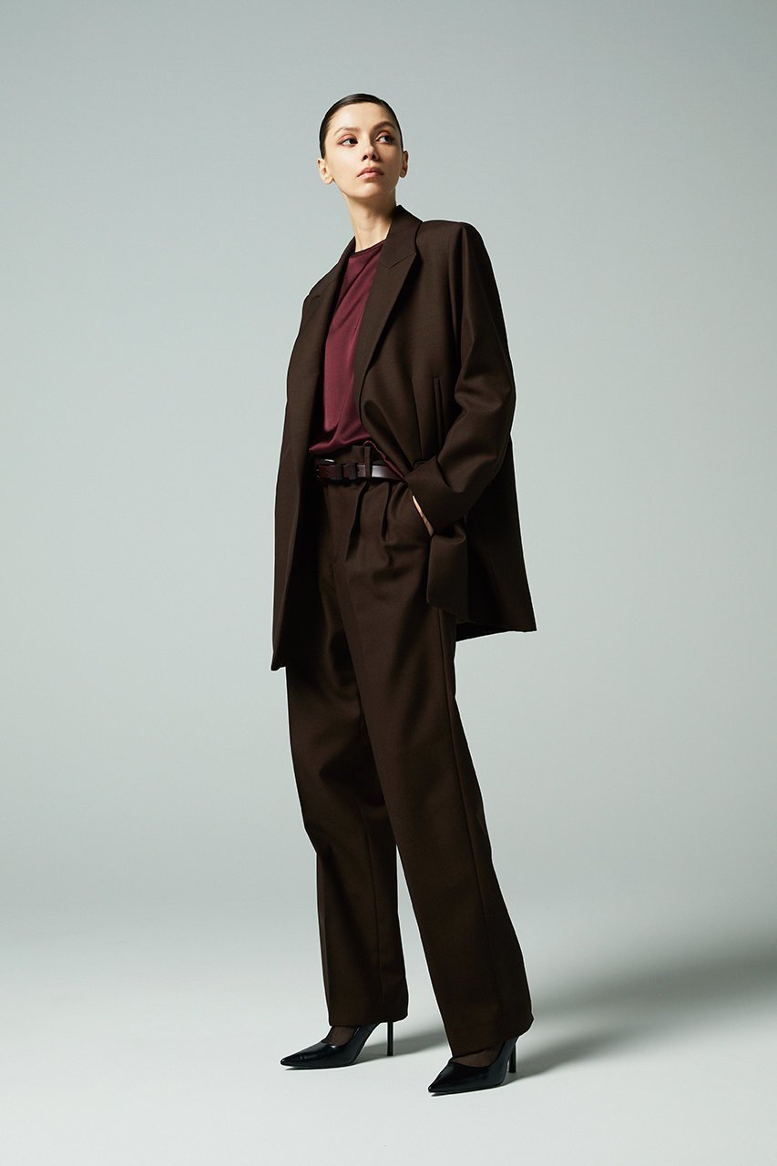 【オーヴィル/EAUVIRE】の2タックパンツ 人気、トレンドファッション・服の通販 founy(ファニー) 　ファッション　Fashion　レディースファッション　Fashion for Women　パンツ　Pants & Trousers　おすすめ　Recommended / Our Picks　マニッシュ　Mannish, Boyish　エレガント 上品　Elegant　日本製　Made In Japan　other-8|ID: prp329100004105734 ipo3291000000035440436