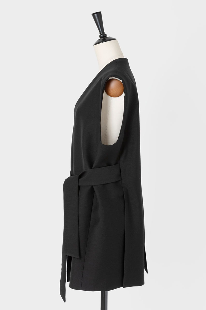 【オーヴィル/EAUVIRE】のノーカラージレ 人気、トレンドファッション・服の通販 founy(ファニー) 　ファッション　Fashion　レディースファッション　Fashion for Women　アウター　Coat / Outerwear Collection　レディースジャケット・軽アウター　Jackets　おすすめ　Recommended / Our Picks　ジャケット　Jacket, Outerwear　スタイリッシュ　Stylish, Fashionable　スリット　Slit, Slit Detail　ベスト　Vest, Waistcoat　エレガント 上品　Elegant　日本製　Made In Japan　other-2|ID: prp329100004105737 ipo3291000000032943392