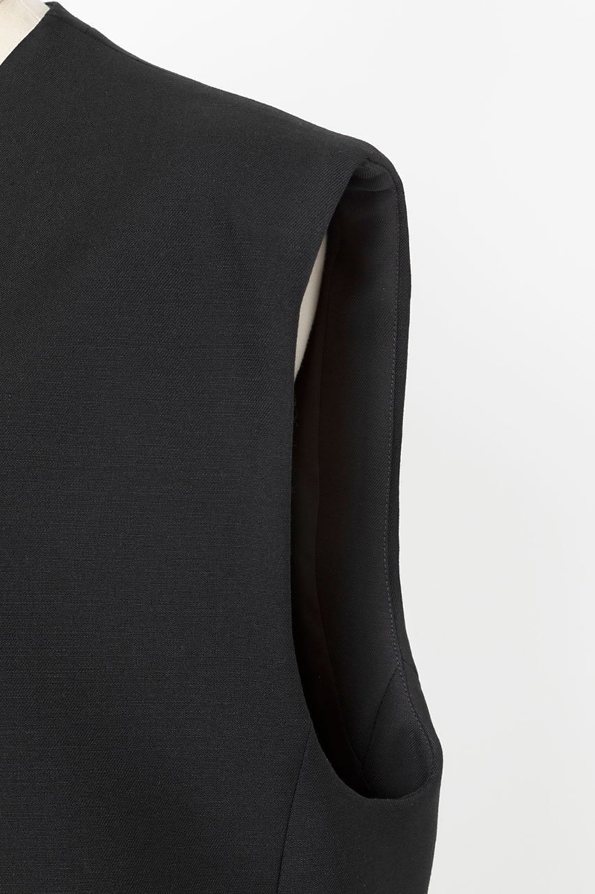 【オーヴィル/EAUVIRE】のノーカラージレ 人気、トレンドファッション・服の通販 founy(ファニー) 　ファッション　Fashion　レディースファッション　Fashion for Women　アウター　Coat / Outerwear Collection　レディースジャケット・軽アウター　Jackets　おすすめ　Recommended / Our Picks　ジャケット　Jacket, Outerwear　スタイリッシュ　Stylish, Fashionable　スリット　Slit, Slit Detail　ベスト　Vest, Waistcoat　エレガント 上品　Elegant　日本製　Made In Japan　other-4|ID: prp329100004105737 ipo3291000000035720921