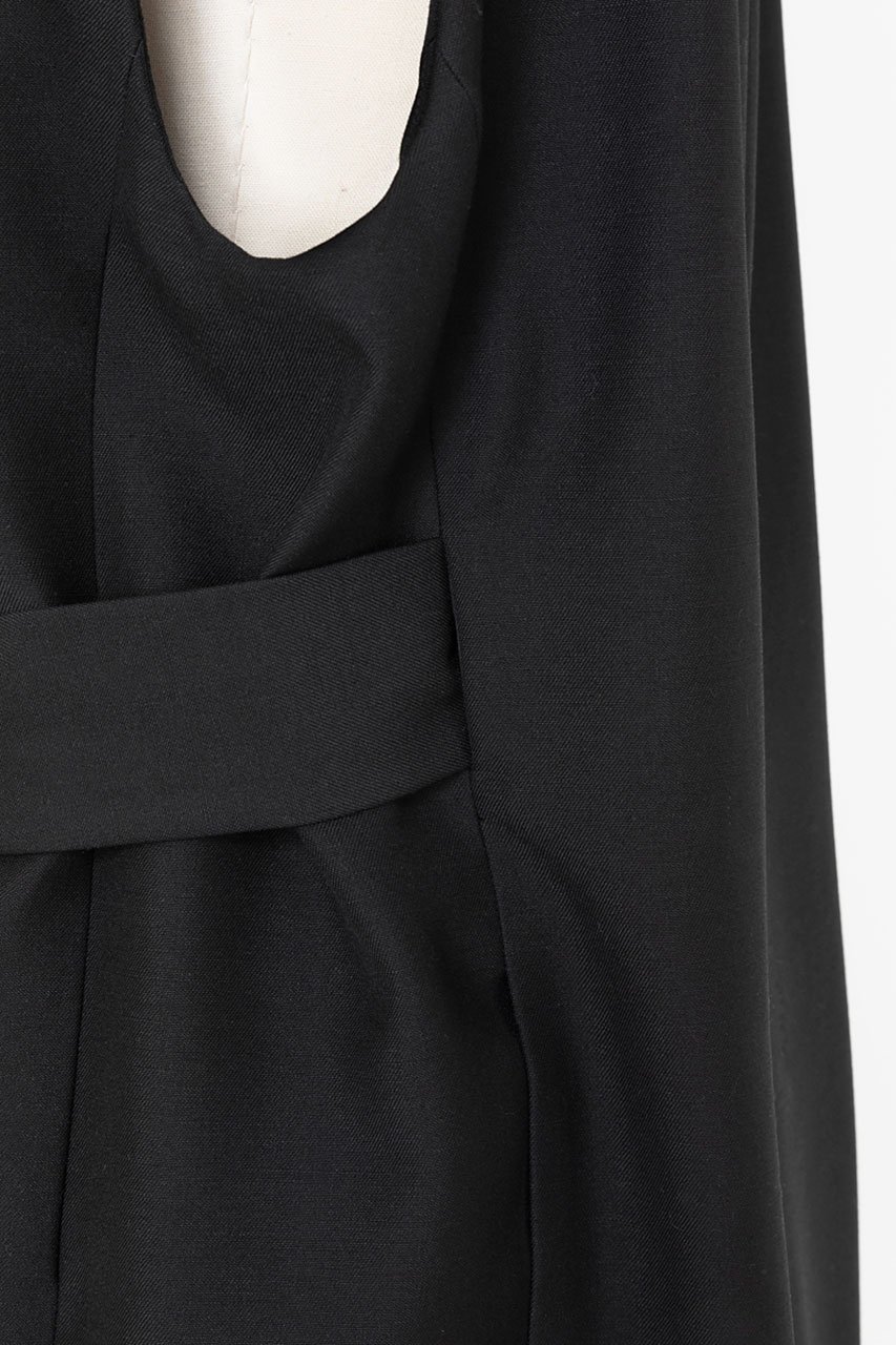 【オーヴィル/EAUVIRE】のノーカラージレ 人気、トレンドファッション・服の通販 founy(ファニー) 　ファッション　Fashion　レディースファッション　Fashion for Women　アウター　Coat / Outerwear Collection　レディースジャケット・軽アウター　Jackets　おすすめ　Recommended / Our Picks　ジャケット　Jacket, Outerwear　スタイリッシュ　Stylish, Fashionable　スリット　Slit, Slit Detail　ベスト　Vest, Waistcoat　エレガント 上品　Elegant　日本製　Made In Japan　other-6|ID: prp329100004105737 ipo3291000000035720923