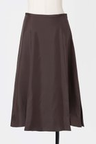 【オーヴィル/EAUVIRE】のマルチベンツシルクスカート ダークブラウン|ID: prp329100004105738 ipo3291000000035936696