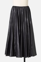 【オーヴィル/EAUVIRE】のレザーライクタフタボリュームスカート ブラック|ID: prp329100004105739 ipo3291000000035814091