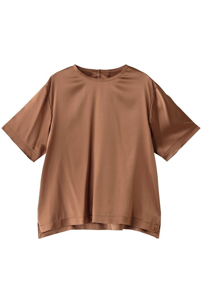 【オーヴィル/EAUVIRE】のウォッシャブルシルクTブラウス インテリア・キッズ・メンズ・レディースファッション・服の通販 founy(ファニー) https://founy.com/ ファッション Fashion レディースファッション Fashion for Women トップス・カットソー Cut & Sew Tops シャツ・ブラウス・オフィスカジュアル Elegant Blouses & Button-Ups ロングTシャツ・Tシャツ Longline T-Shirts & Tees カットソー・ベーシックTシャツ Cut-and-Sewn Tops / Stretch Tees & Basics ショート Short, Short Length シルク Silk, 100% Silk ストレッチ Stretch, Stretchy Fabric スリーブ Sleeve, Long Sleeve / Short Sleeve 半袖 Short Sleeve, Half Sleeve |ID: prp329100004105742 ipo3291000000032891961