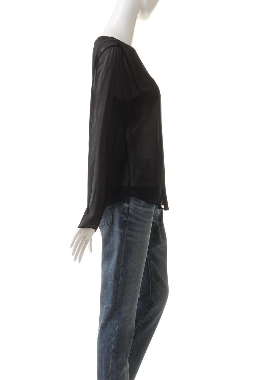 【ウィムガゼット/Whim Gazette】の【Drawing Numbers】キュプラシースルーブラウス 人気、トレンドファッション・服の通販 founy(ファニー) 　ファッション　Fashion　レディースファッション　WOMEN　トップス・カットソー　Tops/Tshirt　シャツ/ブラウス　Shirts/Blouses　キュプラ　Cupra　シンプル　Simple　スリーブ　Sleeve　ロング　Long　other-3|ID: prp329100004105761 ipo3291000000031412603