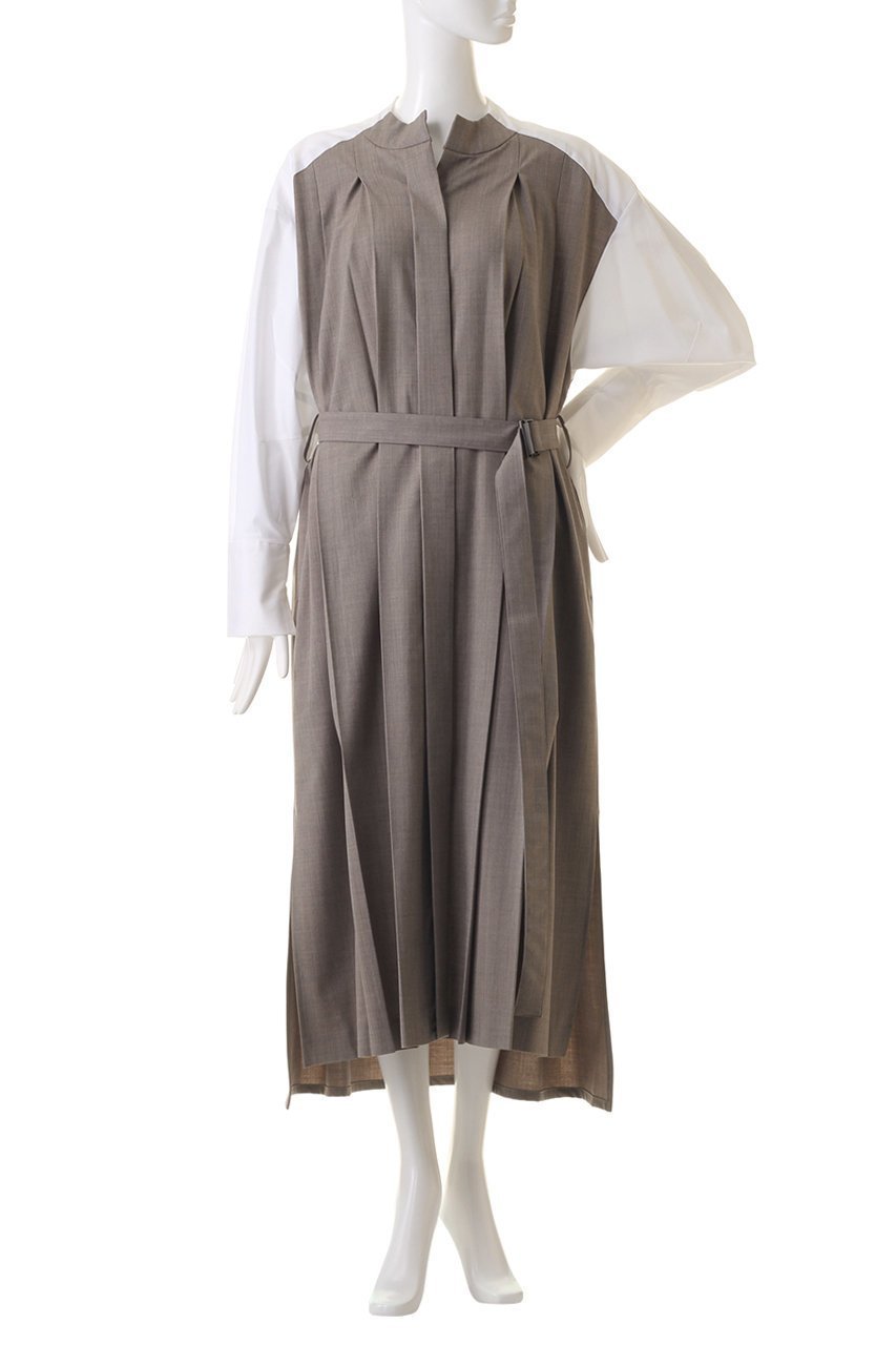 【ピアッカセッテ/ph7+】のフロントプリーツシャツドレス 人気、トレンドファッション・服の通販 founy(ファニー) ファッション Fashion レディースファッション Fashion for Women ワンピース Dresses フォーマル・パーティードレス・結婚式用ドレス Elegant & Casual Dresses チュニック Tunic Tops & Dresses スリット Slit, Slit Detail チュニック Tunic, Long Top フロント Front, Front Design プリーツ Pleats, Pleated エレガント 上品 Elegant other-2|ID: prp329100004105773 ipo3291000000035737901