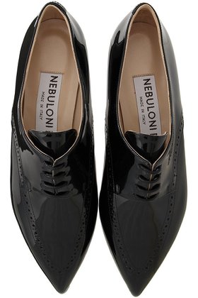 【アルアバイル/allureville】の【NEBULONI E】 POINTED LACE UP SHOES 人気、トレンドファッション・服の通販 founy(ファニー) ファッション Fashion レディースファッション WOMEN クラシック Classic シューズ Shoes フォルム Form フラット Flat ポインテッド Pointed マニッシュ Mannish エレガント 上品 Elegant |ID:prp329100004105774