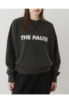 【ウィムガゼット/Whim Gazette】の【THE PAUSE】THE PAUSEスウェット 人気、トレンドファッション・服の通販 founy(ファニー) ファッション Fashion レディースファッション WOMEN トップス・カットソー Tops/Tshirt シャツ/ブラウス Shirts/Blouses パーカ Sweats ロング / Tシャツ T-Shirts スウェット Sweat カットソー Cut and Sewn インナー Inner ヴィンテージ Vintage クラシック Classic グラデーション Gradation ショルダー Shoulder スウェット Sweat スタンダード Standard ドロップ Drop パウダー Powder プリント Print ワーク Work thumbnail ブラック|ID: prp329100004105782 ipo3291000000027911541