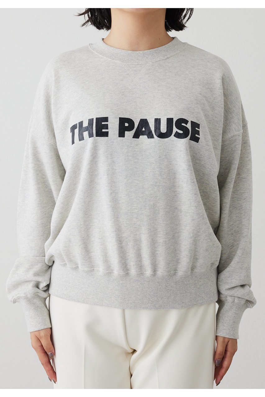 【ウィムガゼット/Whim Gazette】の【THE PAUSE】THE PAUSEスウェット 人気、トレンドファッション・服の通販 founy(ファニー) 　ファッション　Fashion　レディースファッション　WOMEN　トップス・カットソー　Tops/Tshirt　シャツ/ブラウス　Shirts/Blouses　パーカ　Sweats　ロング / Tシャツ　T-Shirts　スウェット　Sweat　カットソー　Cut and Sewn　インナー　Inner　クラシック　Classic　ショルダー　Shoulder　スウェット　Sweat　スタンダード　Standard　ドロップ　Drop　パウダー　Powder　プリント　Print　ヴィンテージ　Vintage　other-6|ID: prp329100004105782 ipo3291000000031412747