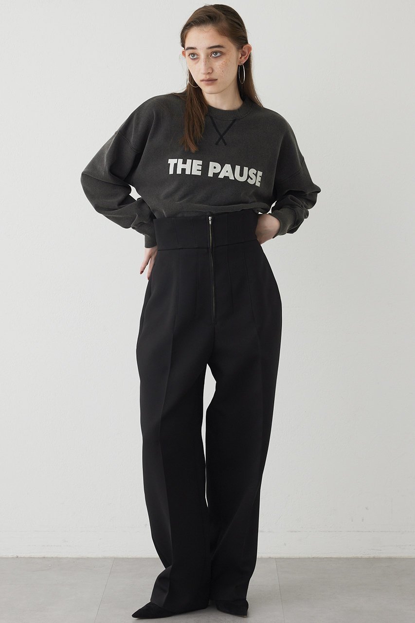 【ウィムガゼット/Whim Gazette】の【THE PAUSE】THE PAUSEスウェット 人気、トレンドファッション・服の通販 founy(ファニー) 　ファッション　Fashion　レディースファッション　Fashion for Women　トップス・カットソー　Cut & Sew Tops　シャツ・ブラウス・オフィスカジュアル　Elegant Blouses & Button-Ups　レディースパーカー・カジュアルフーディー　Casual Hoodies & Sweatshirts　ロングTシャツ・Tシャツ　Longline T-Shirts & Tees　スウェット・クルーネックトップス　Sweatshirts & Crewnecks / Relaxed Fit Sweat Tops　カットソー・ベーシックTシャツ　Cut-and-Sewn Tops / Stretch Tees & Basics　インナー　Innerwear　クラシック　Classic, Timeless Style　ショルダー　Shoulder, Shoulder Strap　スウェット / スエット　Sweatshirt, Sweatwear　スタンダード　Standard, Basic　ドロップ　Drop Shoulder, Dropped Style　パウダー　Powder, Soft Tone　プリント　Print, Printed Pattern　ヴィンテージ　Vintage Style　other-2|ID: prp329100004105782 ipo3291000000032849326