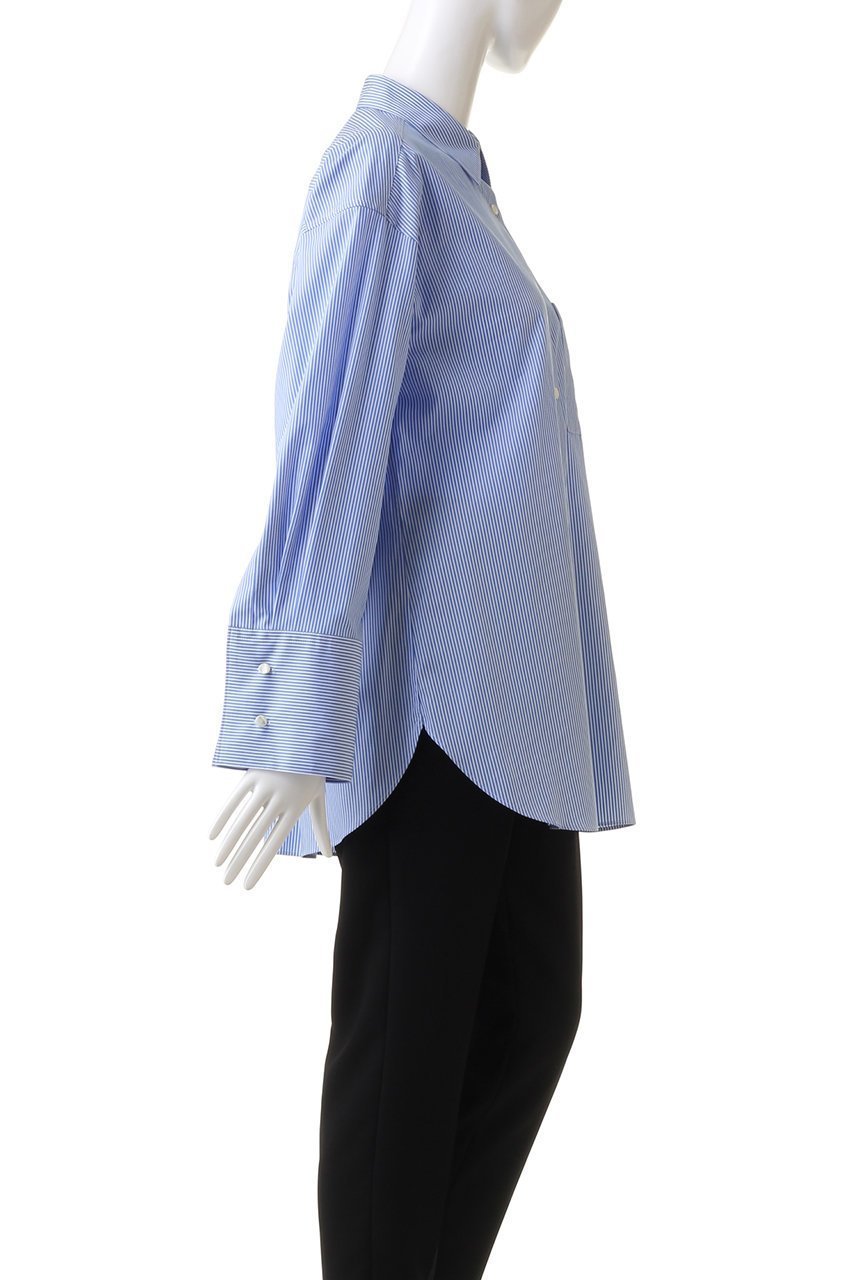【ミラ ショーン バイ チカ キサダ/mila schon by chika kisada】のロゴ エンブロイダリー シャツ 人気、トレンドファッション・服の通販 founy(ファニー) 　ファッション　Fashion　レディースファッション　Fashion for Women　トップス・カットソー　Cut & Sew Tops　シャツ・ブラウス・オフィスカジュアル　Elegant Blouses & Button-Ups　イタリア　Italy　エンブロイダリー　Embroidery Design　スリーブ　Sleeve, Long Sleeve / Short Sleeve　トレンド　Trend, Trending Now　ポケット　Pocket, Pocket Detail　ロング　Long, Long-Length　エレガント 上品　Elegant　other-3|ID: prp329100004107035 ipo3291000000032902302