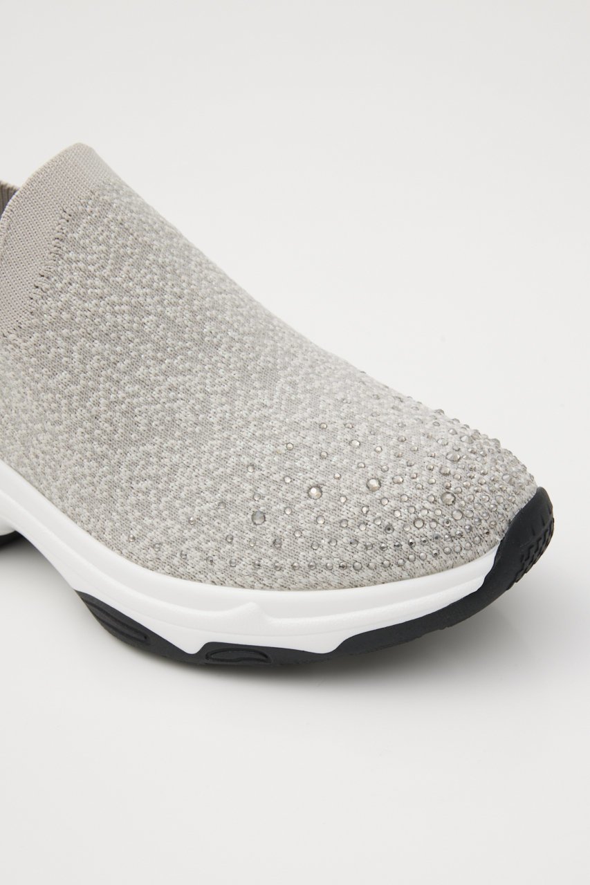 【スタッカート/STACCATO】のMIXニットハイスリッポン 人気、トレンドファッション・服の通販 founy(ファニー) 　ファッション　Fashion　レディースファッション　Fashion for Women　グラデーション　Gradient, Ombre　シューズ　Shoes, Footwear　ストーン　Stone, Gem-Like　スリッポン　Slip-On, Loafer　フィット　Fit, Slim Fit　フラット　Flat, Flat Shoes　定番　Standard, Basic Item　other-7|ID: prp329100004107064 ipo3291000000036866040