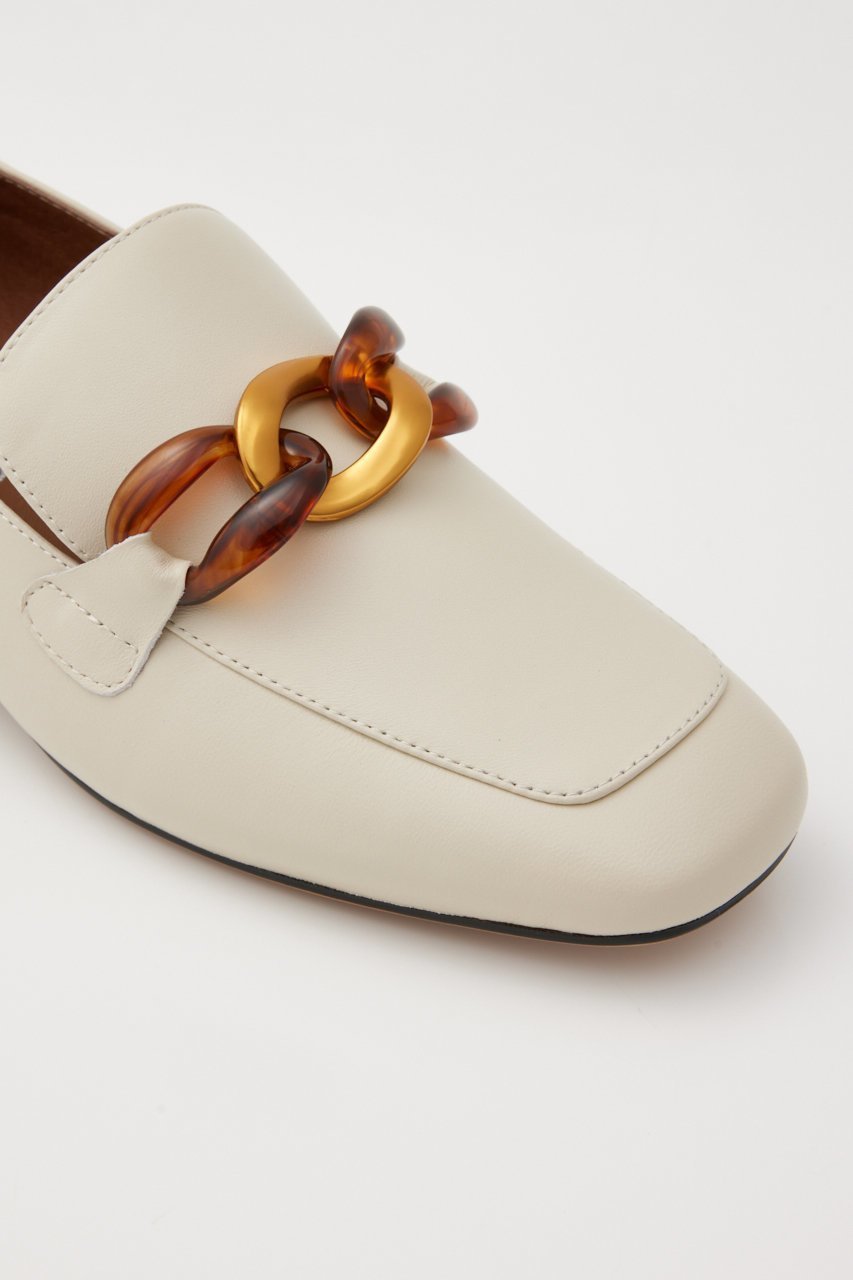 【スタッカート/STACCATO】のジリアンモダンローファー 人気、トレンドファッション・服の通販 founy(ファニー) 　ファッション　Fashion　レディースファッション　WOMEN　ウッド　Wood　シューズ　Shoes　スクエア　Square　チェーン　Chain　ビッグ　Big　フラット　Flat　モダン　Modern　other-7|ID: prp329100004107074 ipo3291000000031411847