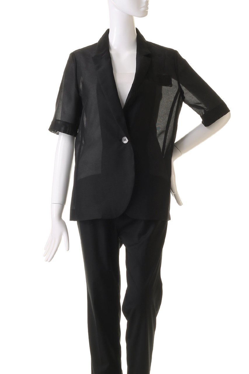【アルアバイル/allureville】のシアーハーフスリーブシングルジャケット 人気、トレンドファッション・服の通販 founy(ファニー) 　ファッション　Fashion　レディースファッション　Fashion for Women　アウター　Coat / Outerwear Collection　レディースジャケット・軽アウター　Jackets　エアリー　Airy Texture　シアー　Sheer, See-Through　ジャケット　Jacket, Outerwear　トレンド　Trend, Trending Now　other-2|ID: prp329100004107126 ipo3291000000032948818