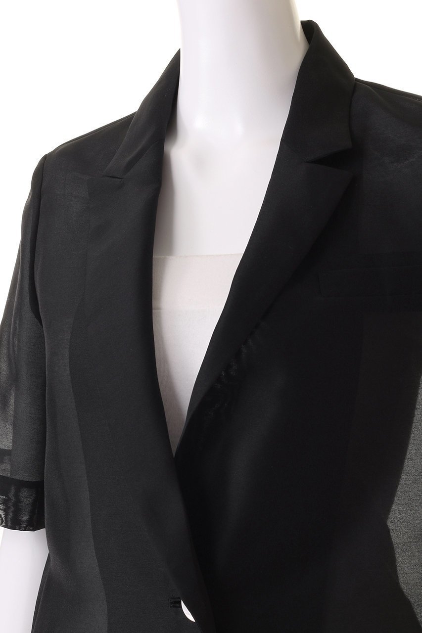 【アルアバイル/allureville】のシアーハーフスリーブシングルジャケット 人気、トレンドファッション・服の通販 founy(ファニー) 　ファッション　Fashion　レディースファッション　Fashion for Women　アウター　Coat / Outerwear Collection　レディースジャケット・軽アウター　Jackets　エアリー　Airy Texture　シアー　Sheer, See-Through　ジャケット　Jacket, Outerwear　トレンド　Trend, Trending Now　other-5|ID: prp329100004107126 ipo3291000000032948836