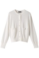 【アルアバイル/allureville】のポケットクルーCD A 人気、トレンドファッション・服の通販 founy(ファニー) ファッション Fashion レディースファッション Fashion for Women トップス・カットソー Cut & Sew Tops ニット Knit Tops & Sweaters カーディガン・羽織り Layered Style Cardigans カーディガン Cardigan, Knitwear コンパクト Compact, Small Size バランス Balance, Style Balance フロント Front, Front Design ボトム Bottoms, Lower Wear ポケット Pocket, Pocket Detail メタル Metal, Metal Parts エレガント 上品 Elegant |ID:prp329100004107150