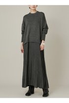 【カレンソロジー/Curensology】のプリーツドッキングワンピース 人気、トレンドファッション・服の通販 founy(ファニー) ファッション Fashion レディースファッション WOMEN ワンピース Dress チュニック Tunic おすすめ Recommend シューズ Shoes セットアップ Set Up チュニック Tunic ドッキング Docking プリーツ Pleats ミドル Middle ロング Long 再入荷 Restock/Back In Stock/Re Arrival thumbnail グレー|ID: prp329100004107154 ipo3291000000027931889