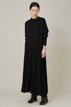 【カレンソロジー/Curensology】のプリーツドッキングワンピース ブラック|ID: prp329100004107154 ipo3291000000032888620