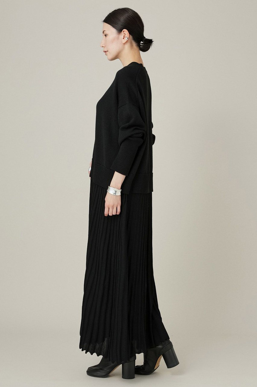 【カレンソロジー/Curensology】のプリーツドッキングワンピース 人気、トレンドファッション・服の通販 founy(ファニー) 　ファッション　Fashion　レディースファッション　Fashion for Women　ワンピース　Dresses　チュニック　Tunic Tops & Dresses　おすすめ　Recommended / Our Picks　シューズ　Shoes, Footwear　セットアップ　Set-Up, Coordinated Outfit　チュニック　Tunic, Long Top　ドッキング　Docking, Mixed Material　プリーツ　Pleats, Pleated　ミドル　Middle Length, Mid Height　ロング　Long, Long-Length　other-3|ID: prp329100004107154 ipo3291000000032888627
