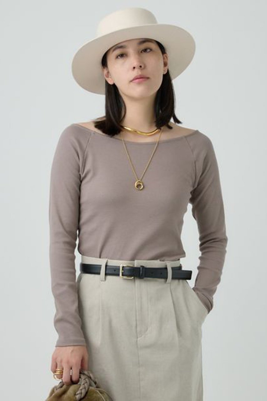 【カオス/Chaos】のフィータータリブプルオーバー〈カップ付〉 人気、トレンドファッション・服の通販 founy(ファニー) 　ファッション　Fashion　レディースファッション　WOMEN　トップス・カットソー　Tops/Tshirt　シャツ/ブラウス　Shirts/Blouses　ロング / Tシャツ　T-Shirts　プルオーバー　Pullover　カットソー　Cut and Sewn　インナー　Inner　オフショルダー　Off Shoulder　カットソー　Cut And Sew　ジャケット　Jacket　スリーブ　Sleeve　テレコ　Tereko　ロング　Long　other-2|ID: prp329100004107162 ipo3291000000031412270