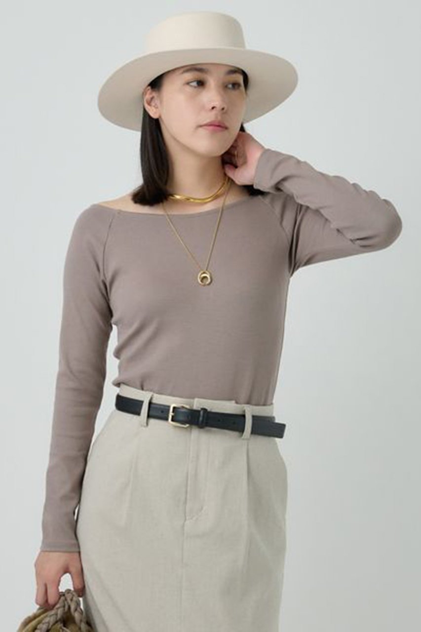【カオス/Chaos】のフィータータリブプルオーバー〈カップ付〉 人気、トレンドファッション・服の通販 founy(ファニー) 　ファッション　Fashion　レディースファッション　WOMEN　トップス・カットソー　Tops/Tshirt　シャツ/ブラウス　Shirts/Blouses　ロング / Tシャツ　T-Shirts　プルオーバー　Pullover　カットソー　Cut and Sewn　インナー　Inner　オフショルダー　Off Shoulder　カットソー　Cut And Sew　ジャケット　Jacket　スリーブ　Sleeve　テレコ　Tereko　ロング　Long　other-3|ID: prp329100004107162 ipo3291000000031412272