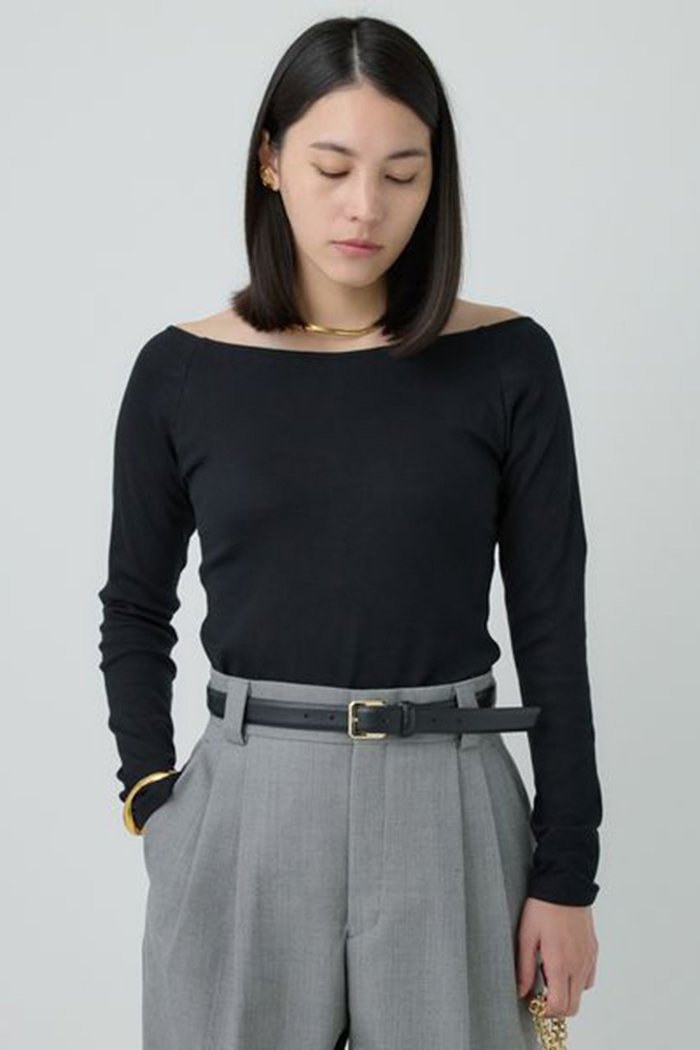 【カオス/Chaos】のフィータータリブプルオーバー〈カップ付〉 インテリア・キッズ・メンズ・レディースファッション・服の通販 founy(ファニー) https://founy.com/ ファッション Fashion レディースファッション Ladies' Fashion Online トップス・カットソー Tops/Tshirt シャツ/ブラウス Shirts/Blouses ロング / Tシャツ T-Shirts プルオーバー Pullover カットソー Cut and Sewn インナー Inner オフショルダー Off Shoulder カットソー Cut And Sew ジャケット Jacket スリーブ Sleeve テレコ Tereko ロング Long 再入荷 Restock/Back In Stock/Re Arrival |ID: prp329100004107162 ipo3291000000032615152