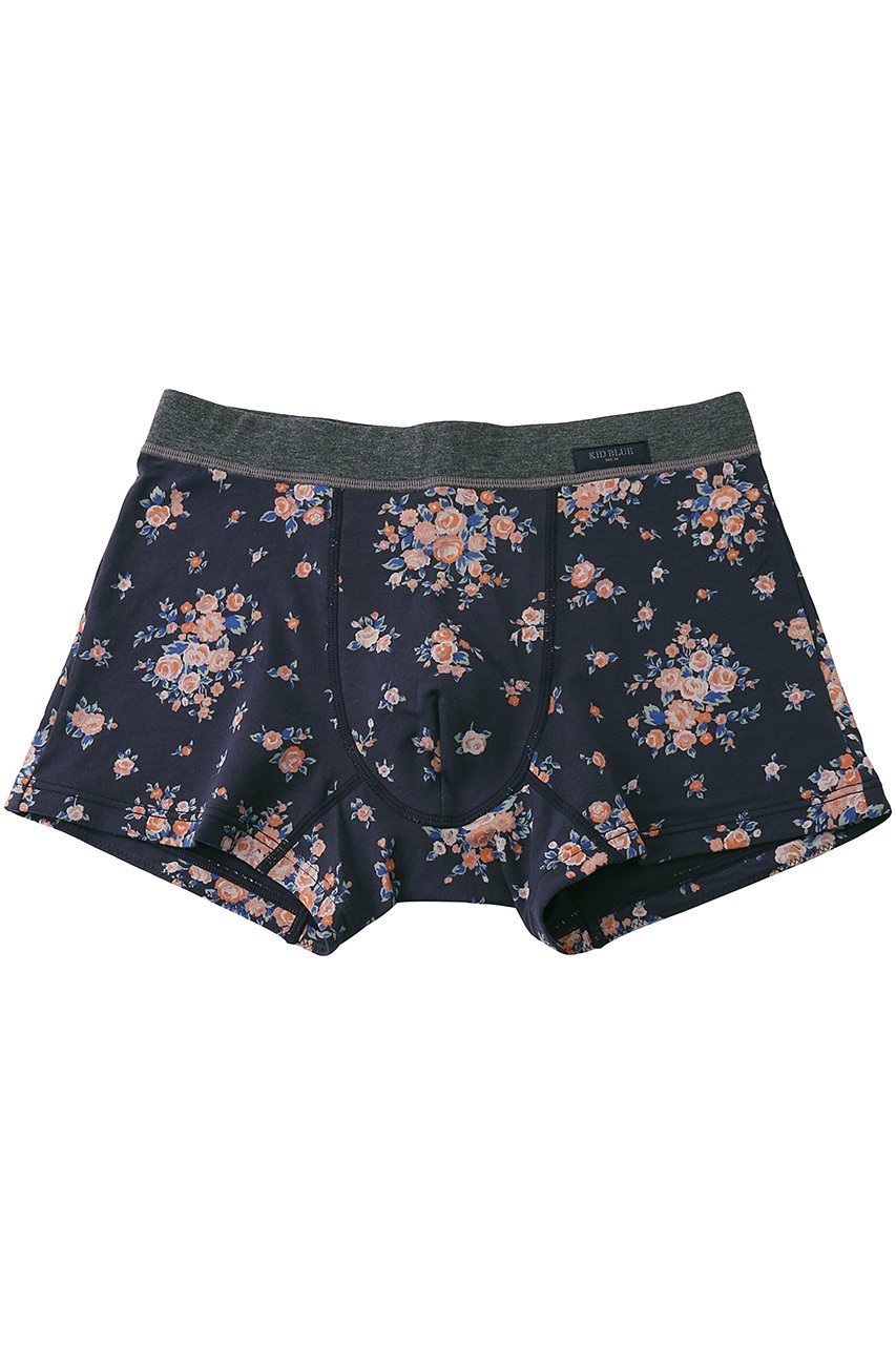 【キッドブルー/KID BLUE / MEN】の【MEN】24ローズブーケボクサーパンツ インテリア・キッズ・メンズ・レディースファッション・服の通販 founy(ファニー) 　ファッション　Fashion　メンズファッション　Fashion for Men　ボトムス　Bottoms　アンダー　Underwear Essentials　ショーツ　Shorts, Short Pants　フィット　Fit, Slim Fit　ベーシック　Basic, Essential　ネイビー|ID: prp329100004107165 ipo3291000000035614193