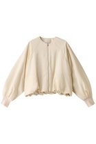 【ベイジ,/BEIGE,】のNIQUE(ニケ)/ノーカラーブルゾン Ecru|ID: prp329100004108642 ipo3291000000027949492