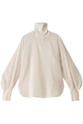 【ベイジ,/BEIGE,】のMOYE(モイエ)/ハイネックブラウス 人気、トレンドファッション・服の通販 founy(ファニー) ファッション Fashion レディースファッション Fashion for Women トップス・カットソー Cut & Sew Tops シャツ・ブラウス・オフィスカジュアル Elegant Blouses & Button-Ups インナー Innerwear シンプル Simple, Minimal スリーブ Sleeve, Long Sleeve / Short Sleeve ハイネック High Neck, Mock Neck ロング Long, Long-Length |ID:prp329100004108644