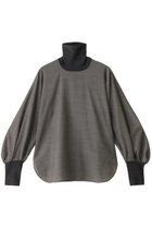 【ベイジ,/BEIGE,】のMOYE(モイエ)/ハイネックブラウス 人気、トレンドファッション・服の通販 founy(ファニー) ファッション Fashion レディースファッション Fashion for Women トップス・カットソー Cut & Sew Tops シャツ・ブラウス・オフィスカジュアル Elegant Blouses & Button-Ups インナー Innerwear シンプル Simple, Minimal スリーブ Sleeve, Long Sleeve / Short Sleeve ハイネック High Neck, Mock Neck ロング Long, Long-Length thumbnail C Gray|ID: prp329100004108644 ipo3291000000032902419