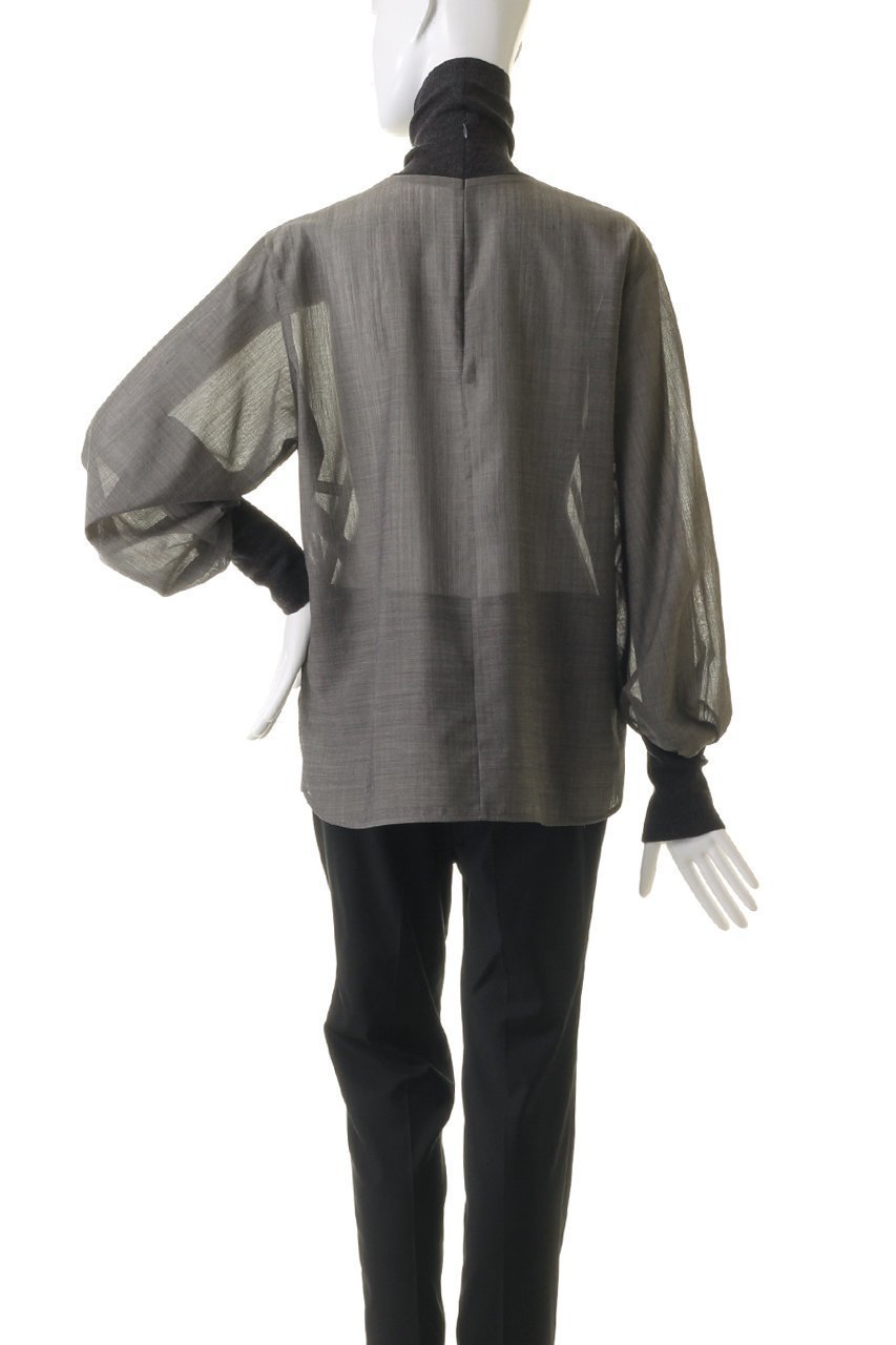 【ベイジ,/BEIGE,】のMOYE(モイエ)/ハイネックブラウス 人気、トレンドファッション・服の通販 founy(ファニー) 　ファッション　Fashion　レディースファッション　Fashion for Women　トップス・カットソー　Cut & Sew Tops　シャツ・ブラウス・オフィスカジュアル　Elegant Blouses & Button-Ups　インナー　Innerwear　シンプル　Simple, Minimal　スリーブ　Sleeve, Long Sleeve / Short Sleeve　ハイネック　High Neck, Mock Neck　ロング　Long, Long-Length　other-4|ID: prp329100004108644 ipo3291000000032902434