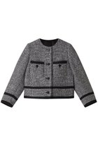 【ドメル/DOMELLE】のLINTON ツイード ジャケット 人気、トレンドファッション・服の通販 founy(ファニー) ファッション Fashion レディースファッション WOMEN アウター Coat Outerwear ジャケット Jackets クラシック Classic ジャケット Jacket セットアップ Set Up ツイード Tweed ドレス Dress ブロッキング Blocking プリント Print ボトム Bottom thumbnail アイボリー/グレー|ID: prp329100004110545 ipo3291000000027982854