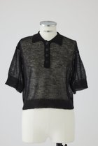 【リムアーク/RIM.ARK】のMohair polo knit/ニット 人気、トレンドファッション・服の通販 founy(ファニー) ファッション Fashion レディースファッション WOMEN トップス・カットソー Tops/Tshirt ニット Knit Tops プルオーバー Pullover スポーティ Sporty モヘア Mohair thumbnail ブラック|ID: prp329100004110546 ipo3291000000031602653