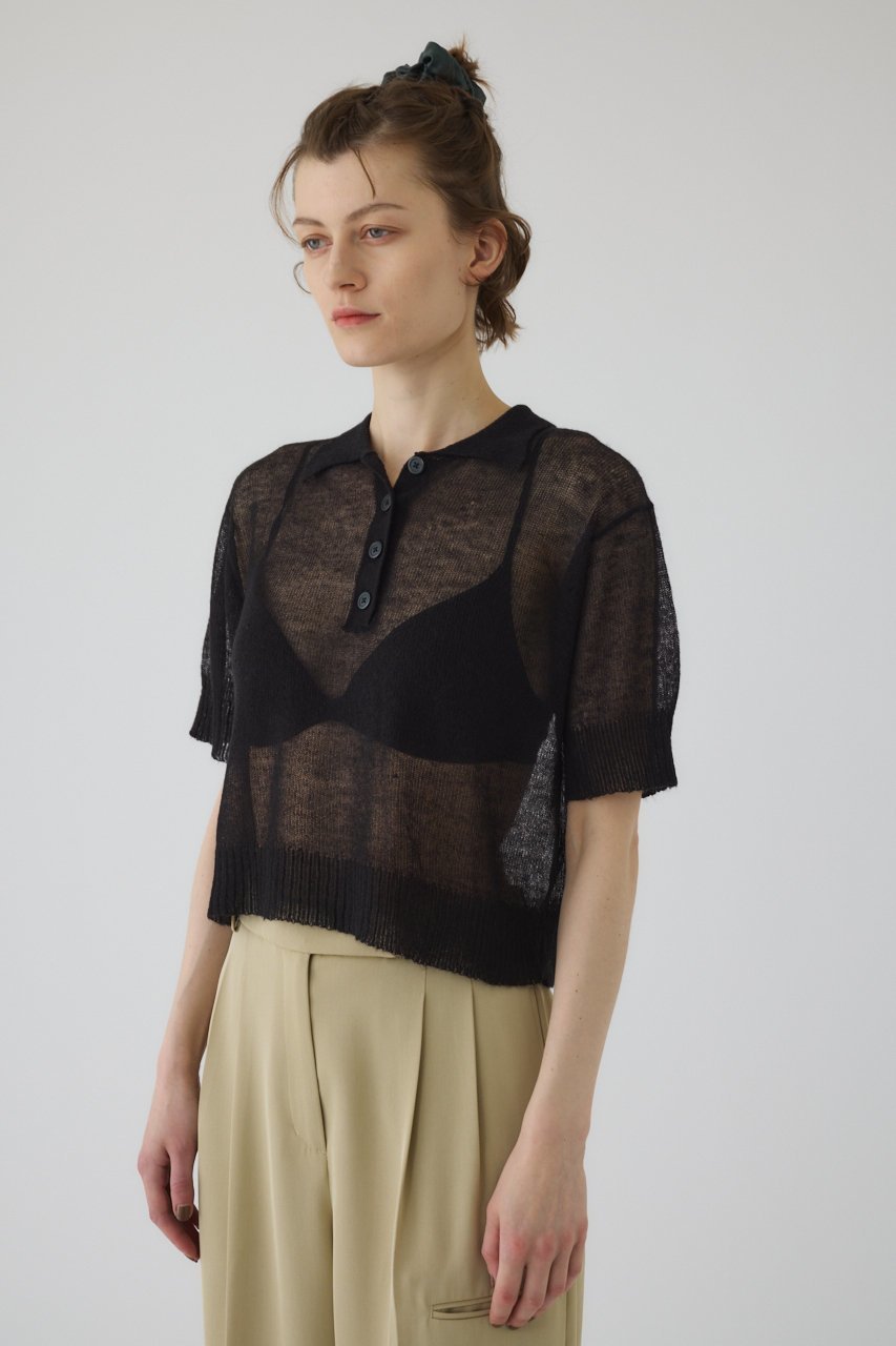 【リムアーク/RIM.ARK】のMohair polo knit/ニット 人気、トレンドファッション・服の通販 founy(ファニー) 　ファッション　Fashion　レディースファッション　Ladies' Fashion Online　トップス・カットソー　Tops/Tshirt　ニット　Knit Tops　プルオーバー　Pullover　スポーティ　Sporty　モヘア　Mohair　再入荷　Restock/Back In Stock/Re Arrival　other-6|ID: prp329100004110546 ipo3291000000032376780