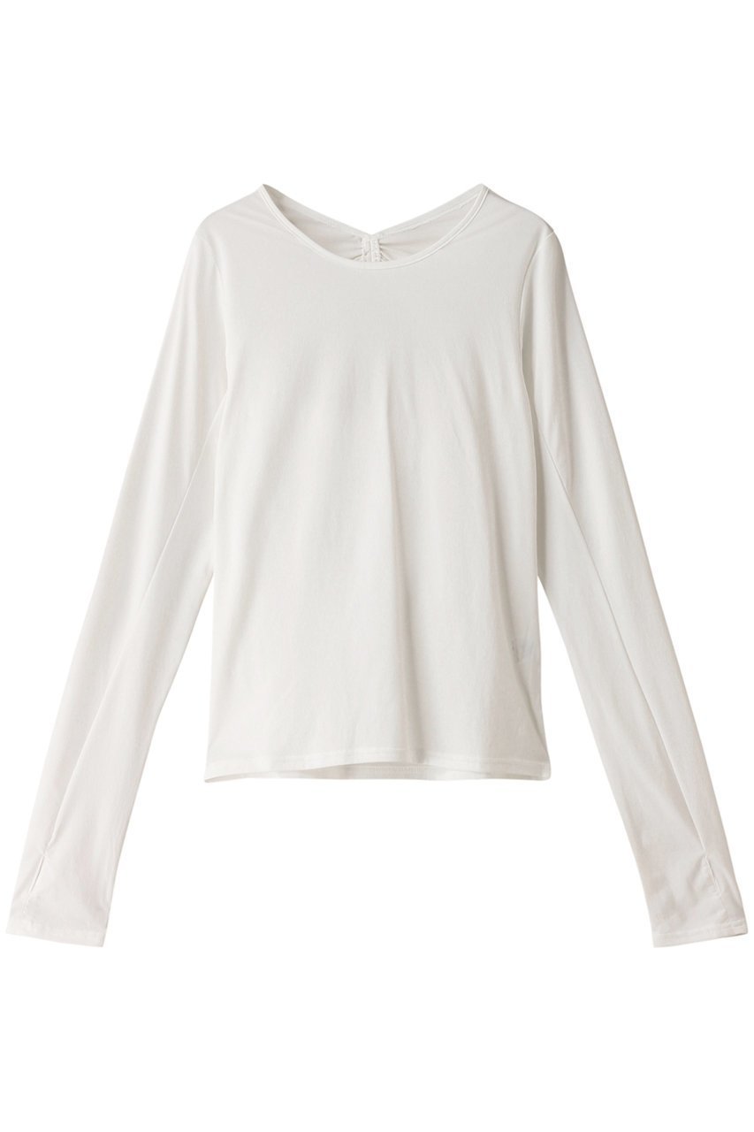 【ジュリエ/Julier】のライトプライムバックシャンロンスリプルオーバー インテリア・キッズ・メンズ・レディースファッション・服の通販 founy(ファニー) 　ファッション　Fashion　レディースファッション　WOMEN　トップス・カットソー　Tops/Tshirt　プルオーバー　Pullover　スポーツウェア　Sportswear　スポーツ トップス　Sports Tops　ギャザー　Gather　ストレッチ　Stretch　スポーツ　Sports　ワーク　Work　再入荷　Restock/Back In Stock/Re Arrival　長袖　Long Sleeve　ホワイト|ID: prp329100004110558 ipo3291000000032362641