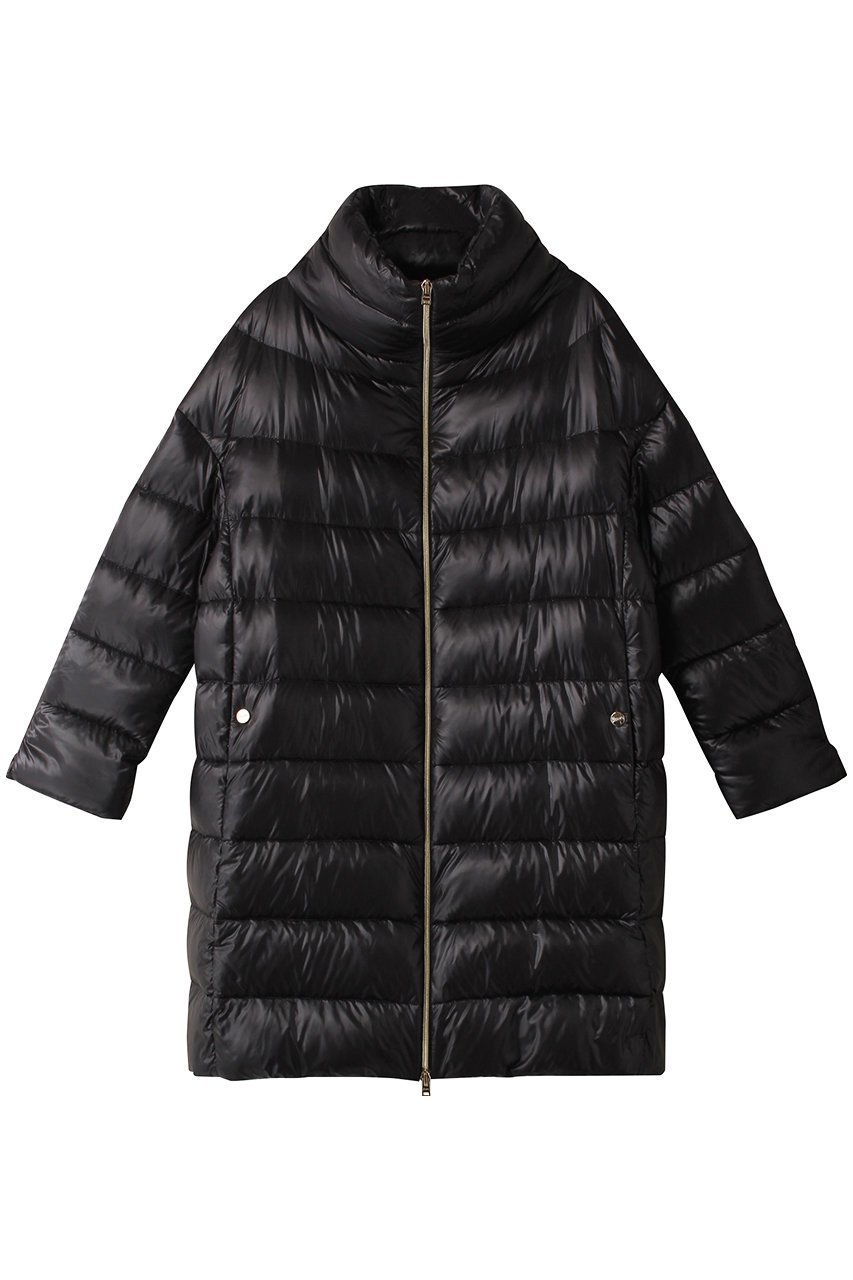 【ヘルノ/HERNO】のイコニコ ロング ナイロンダウンコート インテリア・キッズ・メンズ・レディースファッション・服の通販 founy(ファニー) ファッション Fashion レディースファッション Fashion for Women アウター Coat / Outerwear Collection コート・ロングコート・ピーコート Long Coats, Peacoats & More ダウンジャケット・軽量ダウン Warm & Lightweight Down Jackets コレクション Collection, Seasonal Line シェイプ Shape, Slim Fit ストレート Straight, Straight Cut ダウン Down, Puffer ロング Long, Long-Length エレガント 上品 Elegant 軽量 Lightweight, Ultra Light ブラック|ID: prp329100004110581 ipo3291000000035720195
