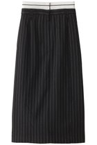 【リムアーク/RIM.ARK】のDouble waist middle SK/スカート 人気、トレンドファッション・服の通販 founy(ファニー) ファッション Fashion レディースファッション WOMEN スカート Skirt ロングスカート Long Skirt ストライプ Stripe スラックス Slacks センター Center ダブル Double マニッシュ Mannish ミドル Middle メランジ Melange ロング Long thumbnail 柄ブラック|ID: prp329100004110588 ipo3291000000032377262