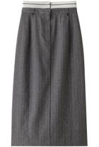 【リムアーク/RIM.ARK】のDouble waist middle SK/スカート 人気、トレンドファッション・服の通販 founy(ファニー) ファッション Fashion レディースファッション WOMEN スカート Skirt ロングスカート Long Skirt ストライプ Stripe スラックス Slacks センター Center ダブル Double マニッシュ Mannish ミドル Middle メランジ Melange ロング Long thumbnail グレーストライプ|ID: prp329100004110588 ipo3291000000032377264