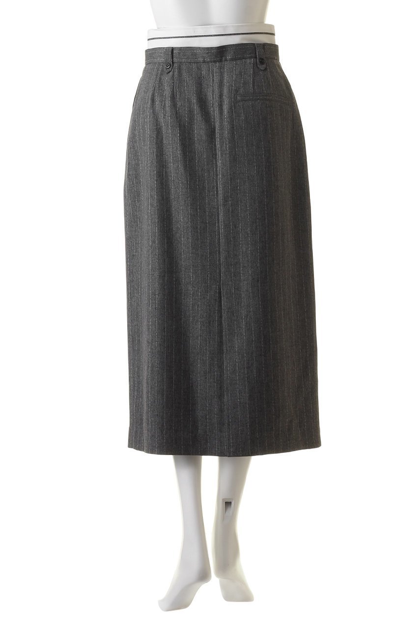 【リムアーク/RIM.ARK】のDouble waist middle SK/スカート 人気、トレンドファッション・服の通販 founy(ファニー) 　ファッション　Fashion　レディースファッション　WOMEN　スカート　Skirt　ロングスカート　Long Skirt　ストライプ　Stripe　スラックス　Slacks　センター　Center　ダブル　Double　マニッシュ　Mannish　ミドル　Middle　メランジ　Melange　ロング　Long　other-4|ID: prp329100004110588 ipo3291000000032377268