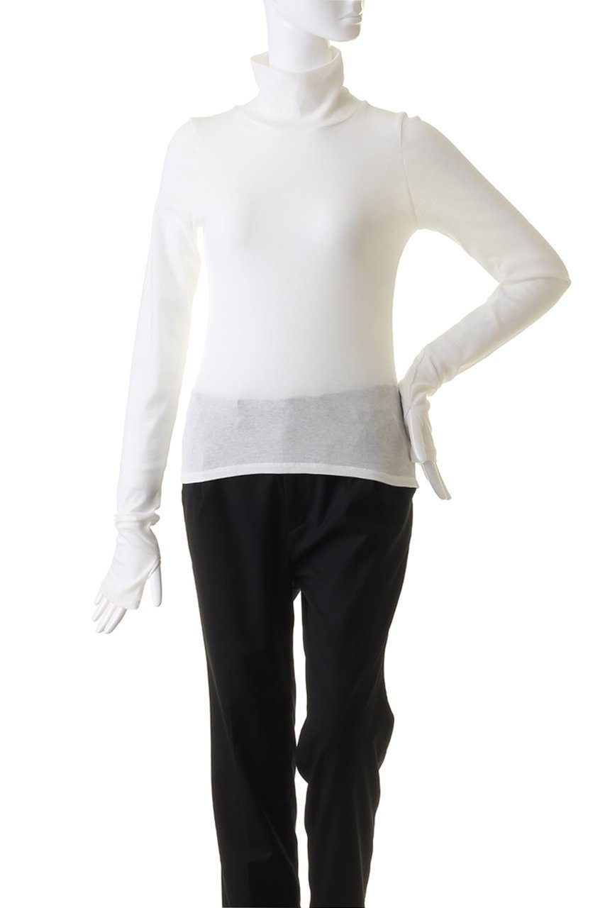 【リムアーク/RIM.ARK】のCotton high neck tops/トップス 人気、トレンドファッション・服の通販 founy(ファニー) 　ファッション　Fashion　レディースファッション　WOMEN　トップス・カットソー　Tops/Tshirt　シャツ/ブラウス　Shirts/Blouses　ロング / Tシャツ　T-Shirts　カットソー　Cut and Sewn　スリーブ　Sleeve　ベーシック　Basic　ロング　Long　other-2|ID: prp329100004110589 ipo3291000000032377220