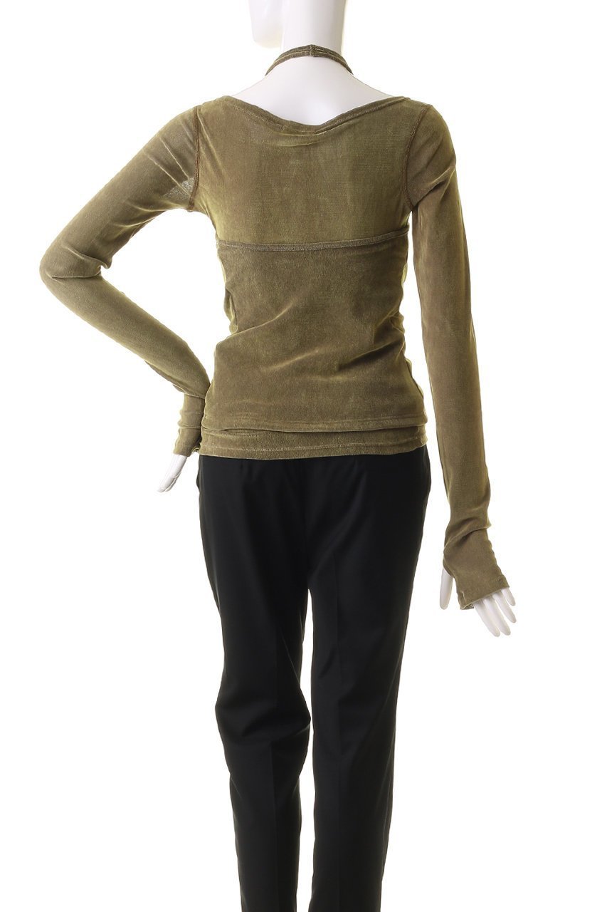 【クラネ/CLANE】のTULLE FLOCKY LAYERED TOPS Tシャツ/カットソー 人気、トレンドファッション・服の通販 founy(ファニー) 　ファッション　Fashion　レディースファッション　Fashion for Women　トップス・カットソー　Cut & Sew Tops　シャツ・ブラウス・オフィスカジュアル　Elegant Blouses & Button-Ups　ロングTシャツ・Tシャツ　Longline T-Shirts & Tees　カットソー・ベーシックTシャツ　Cut-and-Sewn Tops / Stretch Tees & Basics　カットソー　Cut and Sewn Top　スリーブ　Sleeve, Long Sleeve / Short Sleeve　ロング　Long, Long-Length　秋　Autumn　other-4|ID: prp329100004110604 ipo3291000000035934441