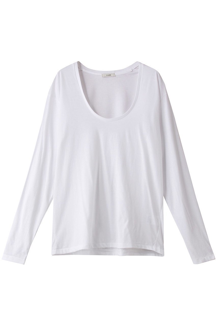 【クラネ/CLANE】のDEEP U NECK TOPS Tシャツ/カットソー 人気、トレンドファッション・服の通販 founy(ファニー) 　ファッション　Fashion　レディースファッション　WOMEN　トップス・カットソー　Tops/Tshirt　シャツ/ブラウス　Shirts/Blouses　ロング / Tシャツ　T-Shirts　カットソー　Cut and Sewn　おすすめ　Recommend　インナー　Inner　オフショルダー　Off Shoulder　カットソー　Cut And Sew　スリーブ　Sleeve　ロング　Long　長袖　Long Sleeve　 other-1|ID: prp329100004110605 ipo3291000000027983044