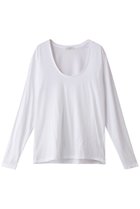 【クラネ/CLANE】のDEEP U NECK TOPS Tシャツ/カットソー WHITE|ID: prp329100004110605 ipo3291000000027983045