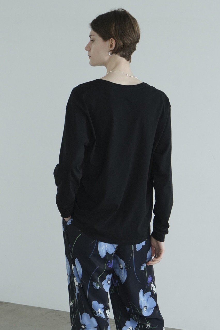 【クラネ/CLANE】のDEEP U NECK TOPS Tシャツ/カットソー 人気、トレンドファッション・服の通販 founy(ファニー) 　ファッション　Fashion　レディースファッション　Fashion for Women　トップス・カットソー　Cut & Sew Tops　シャツ・ブラウス・オフィスカジュアル　Elegant Blouses & Button-Ups　ロングTシャツ・Tシャツ　Longline T-Shirts & Tees　カットソー・ベーシックTシャツ　Cut-and-Sewn Tops / Stretch Tees & Basics　おすすめ　Recommended / Our Picks　インナー　Innerwear　カットソー　Cut and Sewn Top　スリーブ　Sleeve, Long Sleeve / Short Sleeve　ロング　Long, Long-Length　長袖　Long Sleeve, Full Sleeve　other-8|ID: prp329100004110605 ipo3291000000032917296
