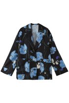 【クラネ/CLANE】のMULTICOLORED FLOWER SHIRT JACKET シャツ/ブラウス BLUE|ID:prp329100004110607