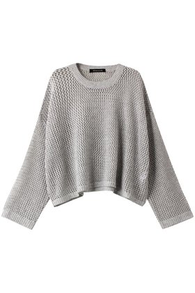 【ミズイロ インド/mizuiro ind】のmesh crew neck P/O プルオーバー 人気、トレンドファッション・服の通販 founy(ファニー) ファッション Fashion レディースファッション WOMEN トップス・カットソー Tops/Tshirt ニット Knit Tops プルオーバー Pullover A/W・秋冬 Aw・Autumn/Winter・Fw・Fall-Winter なめらか Smooth キャミソール Camisole シアー Sheer ハイネック High Neck メッシュ Mesh 秋 Autumn/Fall |ID:prp329100004110610