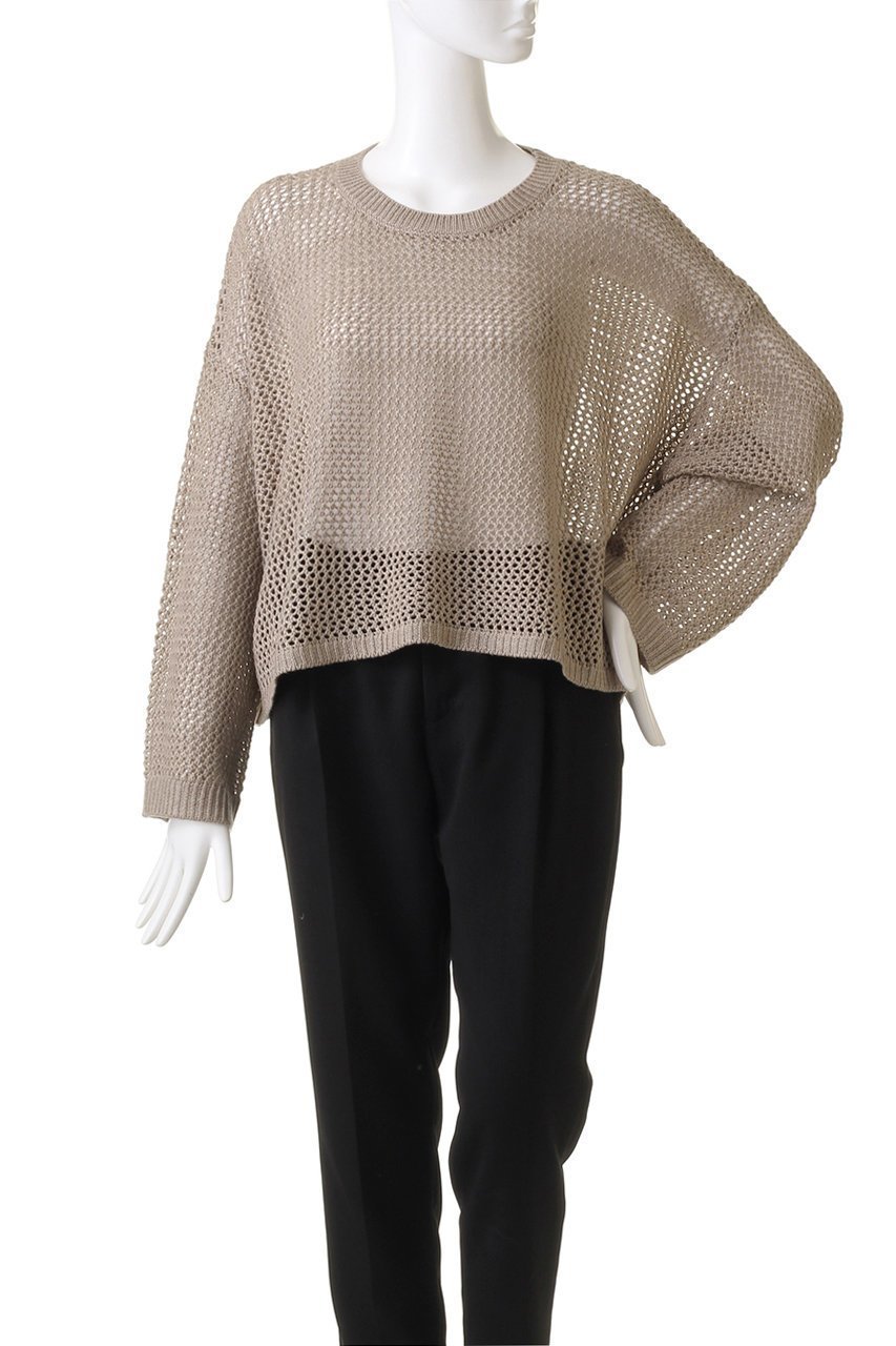 【ミズイロ インド/mizuiro ind】のmesh crew neck P/O プルオーバー 人気、トレンドファッション・服の通販 founy(ファニー) 　ファッション　Fashion　レディースファッション　WOMEN　トップス・カットソー　Tops/Tshirt　ニット　Knit Tops　プルオーバー　Pullover　なめらか　Smooth　キャミソール　Camisole　シアー　Sheer　ハイネック　High Neck　メッシュ　Mesh　秋　Autumn/Fall　A/W・秋冬　Aw・Autumn/Winter・Fw・Fall-Winter　other-2|ID: prp329100004110610 ipo3291000000031411526