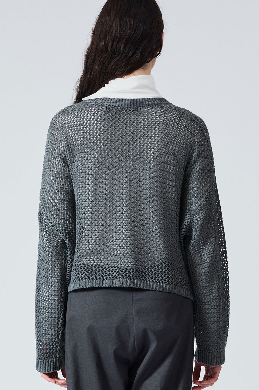 【ミズイロ インド/mizuiro ind】のmesh crew neck P/O プルオーバー 人気、トレンドファッション・服の通販 founy(ファニー) 　ファッション　Fashion　レディースファッション　WOMEN　トップス・カットソー　Tops/Tshirt　ニット　Knit Tops　プルオーバー　Pullover　なめらか　Smooth　キャミソール　Camisole　シアー　Sheer　ハイネック　High Neck　メッシュ　Mesh　秋　Autumn/Fall　A/W・秋冬　Aw・Autumn/Winter・Fw・Fall-Winter　other-8|ID: prp329100004110610 ipo3291000000031411538