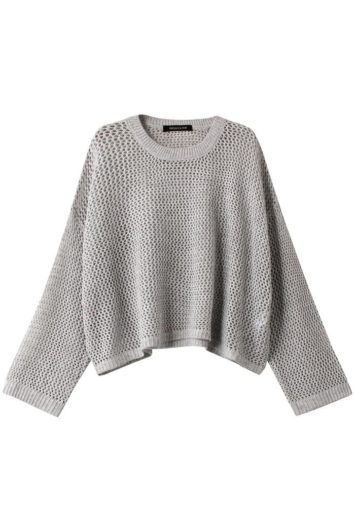 【ミズイロ インド/mizuiro ind】のmesh crew neck P/O プルオーバー インテリア・キッズ・メンズ・レディースファッション・服の通販 founy(ファウニー) https://founy.com/ ファッション Fashion レディースファッション Fashion for Women トップス・カットソー Cut & Sew Tops ニット Knit Tops & Sweaters カジュアルプルオーバー・ニットトップス Pullovers & Knit Tops / Casual Pullovers なめらか Smooth, Silky Texture キャミソール Camisole, Spaghetti Strap Top シアー Sheer, See-Through ハイネック High Neck, Mock Neck メッシュ Mesh, Net Fabric 秋 Autumn A/W・秋冬 Autumn/Winter |ID: prp329100004110610 ipo3291000000032918921